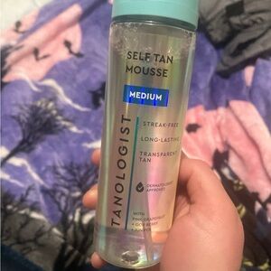 Ulta Beauty Tanologist Self Tan Mousse Medium - Teal Cap Iridescent Bottle